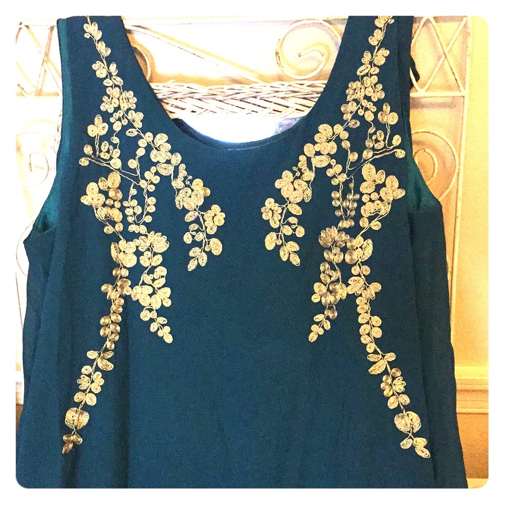Flower tank swing dress